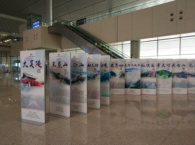 河南旅游走進(jìn)武漢 高鐵車廂傳遞文化古韻